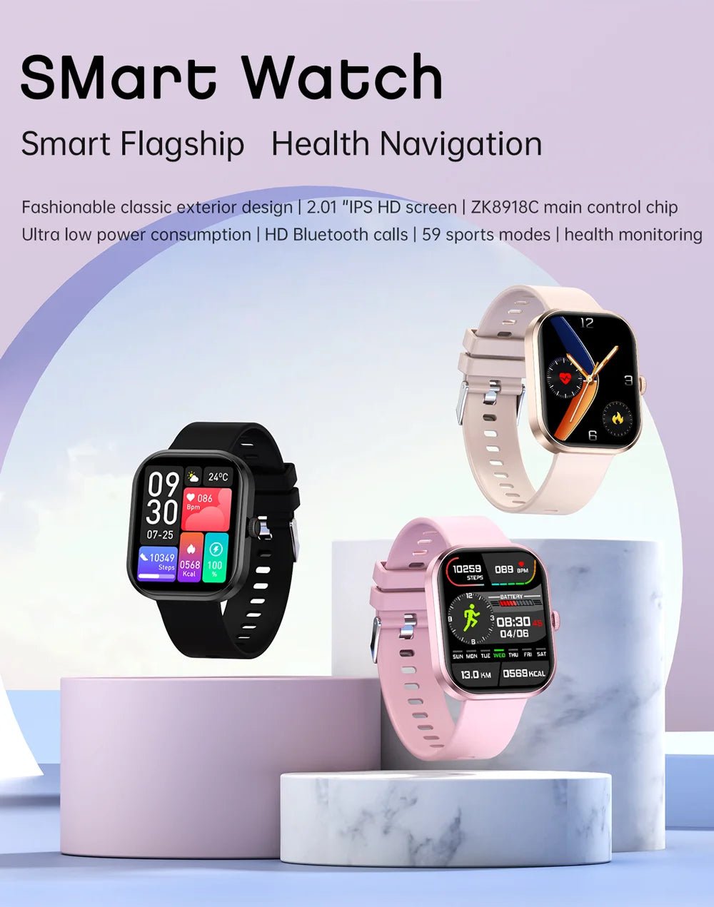 Nouvelles Montres Connectées 2026 pour Femmes, Écran Tactile Complet, Appel Bluetooth, Étanche, Suivi Sportif et de Fitness, Montres Intelligentes pour Hommes et Femmes - FATAONNouvelles Montres Connectées 2026 pour Femmes, Écran Tactile Complet, Appel Bluetooth, Étanche, Suivi Sportif et de Fitness, Montres Intelligentes pour Hommes et FemmesMode FemmeFATAON
