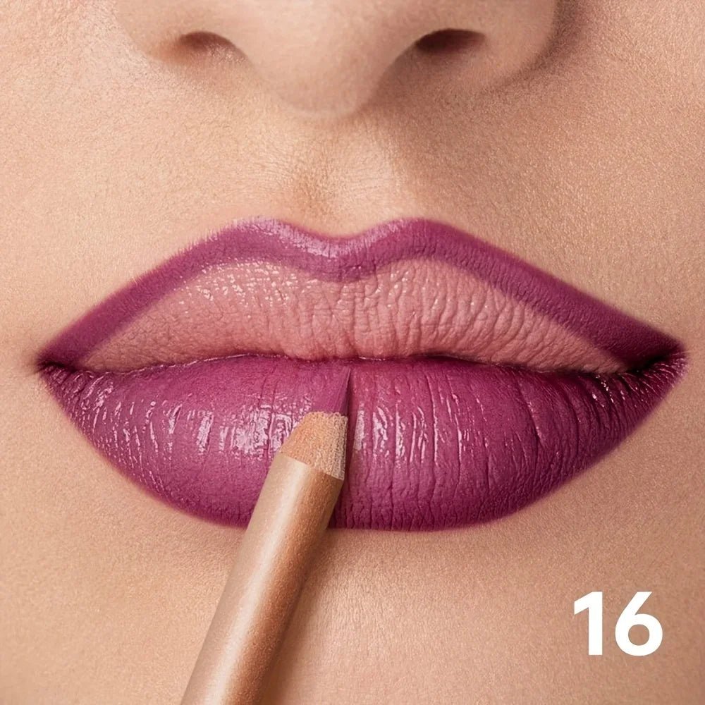 Nude Matte Lip Liner, Waterproof Long Lasting High Pigment Lip Pencil, Smooth Precise Lip Makeup Gift for Women - Fix & GoNude Matte Lip Liner, Waterproof Long Lasting High Pigment Lip Pencil, Smooth Precise Lip Makeup Gift for WomenFix & Go