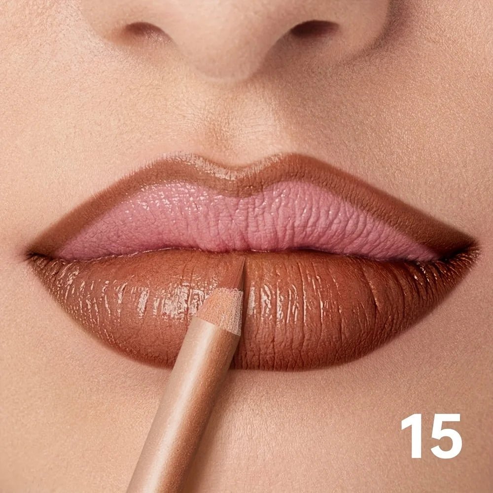 Nude Matte Lip Liner, Waterproof Long Lasting High Pigment Lip Pencil, Smooth Precise Lip Makeup Gift for Women - Fix & GoNude Matte Lip Liner, Waterproof Long Lasting High Pigment Lip Pencil, Smooth Precise Lip Makeup Gift for WomenFix & Go