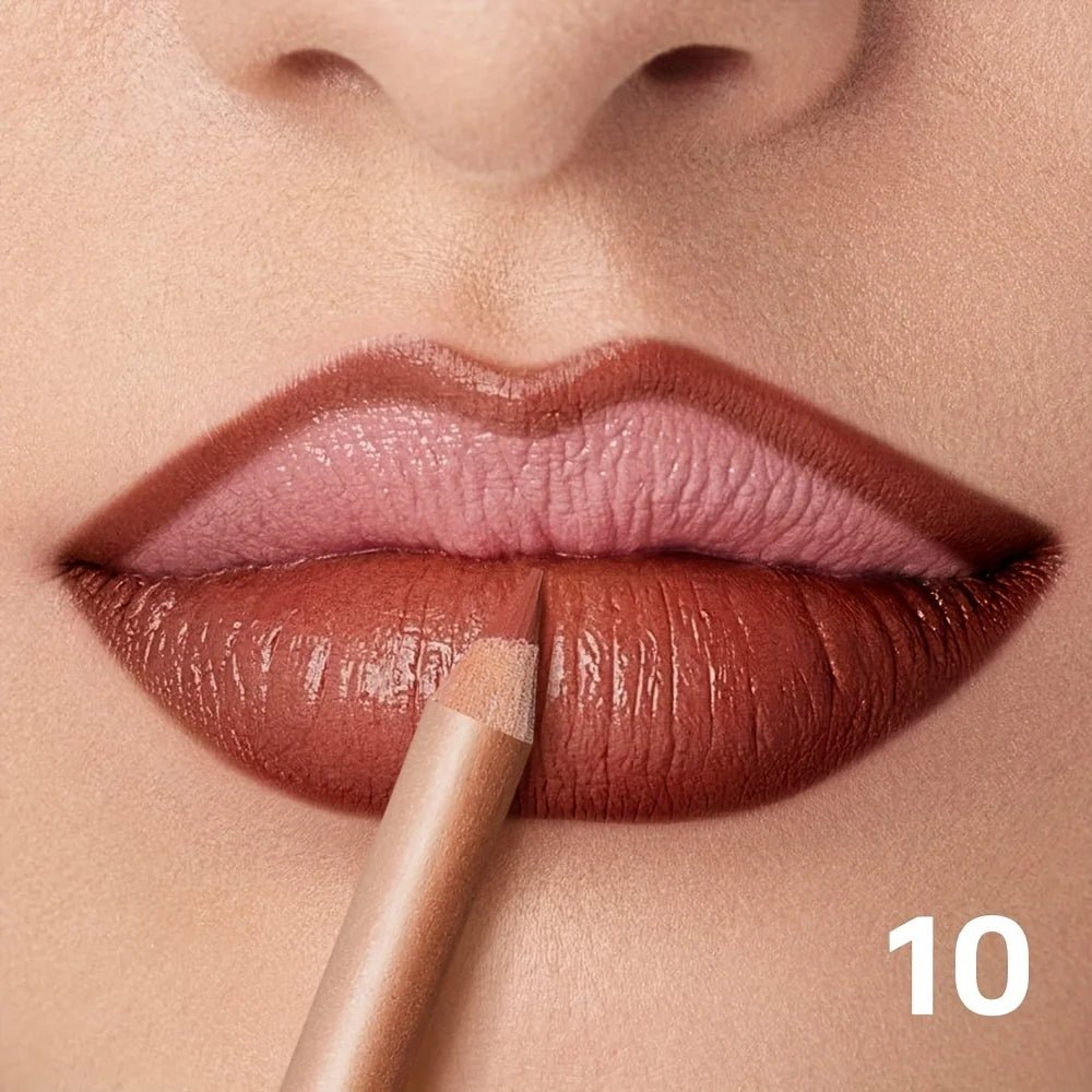 Nude Matte Lip Liner, Waterproof Long Lasting High Pigment Lip Pencil, Smooth Precise Lip Makeup Gift for Women - Fix & GoNude Matte Lip Liner, Waterproof Long Lasting High Pigment Lip Pencil, Smooth Precise Lip Makeup Gift for WomenFix & Go