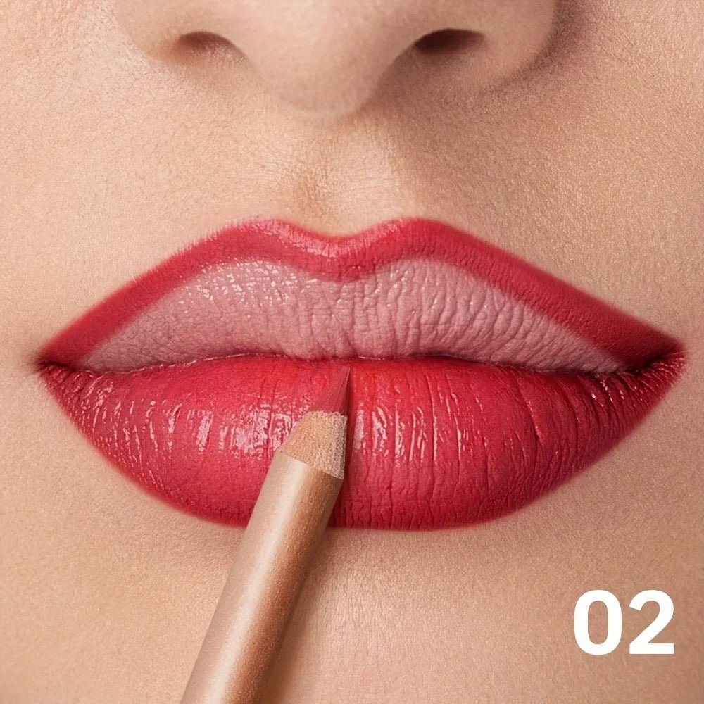 Nude Matte Lip Liner, Waterproof Long Lasting High Pigment Lip Pencil, Smooth Precise Lip Makeup Gift for Women - Fix & GoNude Matte Lip Liner, Waterproof Long Lasting High Pigment Lip Pencil, Smooth Precise Lip Makeup Gift for WomenFix & Go