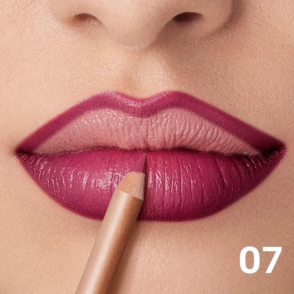 Nude Matte Lip Liner, Waterproof Long Lasting High Pigment Lip Pencil, Smooth Precise Lip Makeup Gift for Women - Fix & GoNude Matte Lip Liner, Waterproof Long Lasting High Pigment Lip Pencil, Smooth Precise Lip Makeup Gift for WomenFix & Go