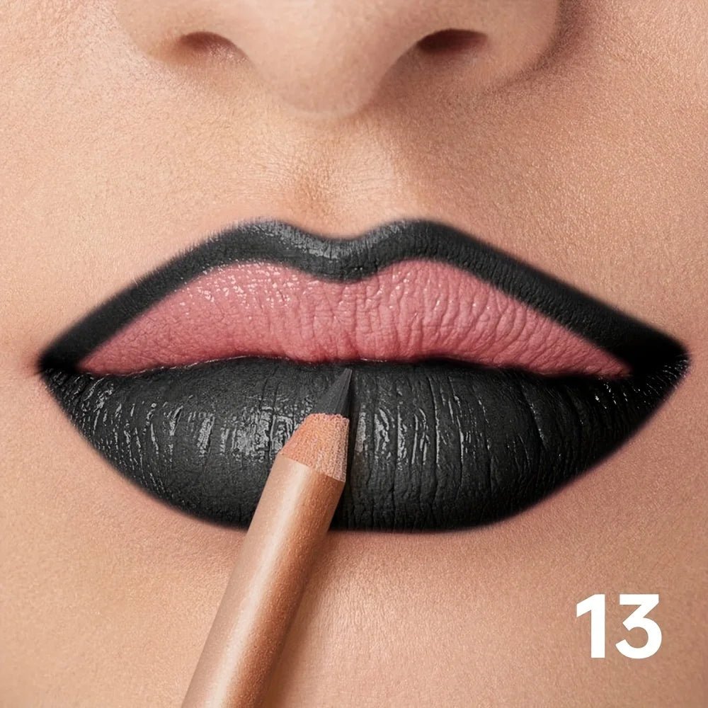 Nude Matte Lip Liner, Waterproof Long Lasting High Pigment Lip Pencil, Smooth Precise Lip Makeup Gift for Women - Fix & GoNude Matte Lip Liner, Waterproof Long Lasting High Pigment Lip Pencil, Smooth Precise Lip Makeup Gift for WomenFix & Go