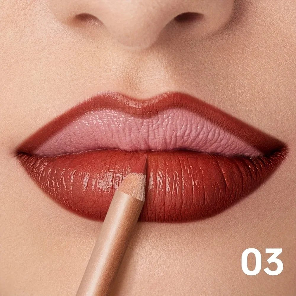 Nude Matte Lip Liner, Waterproof Long Lasting High Pigment Lip Pencil, Smooth Precise Lip Makeup Gift for Women - Fix & GoNude Matte Lip Liner, Waterproof Long Lasting High Pigment Lip Pencil, Smooth Precise Lip Makeup Gift for WomenFix & Go