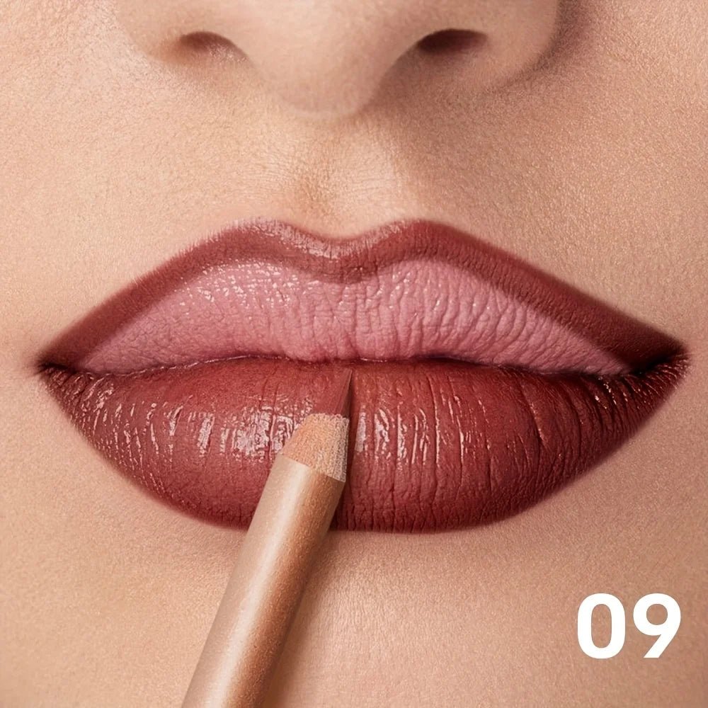 Nude Matte Lip Liner, Waterproof Long Lasting High Pigment Lip Pencil, Smooth Precise Lip Makeup Gift for Women - Fix & GoNude Matte Lip Liner, Waterproof Long Lasting High Pigment Lip Pencil, Smooth Precise Lip Makeup Gift for WomenFix & Go