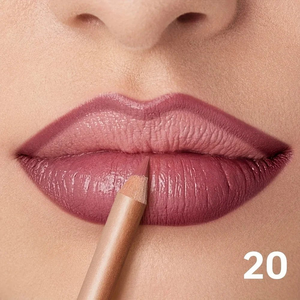 Nude Matte Lip Liner, Waterproof Long Lasting High Pigment Lip Pencil, Smooth Precise Lip Makeup Gift for Women - Fix & GoNude Matte Lip Liner, Waterproof Long Lasting High Pigment Lip Pencil, Smooth Precise Lip Makeup Gift for WomenFix & Go