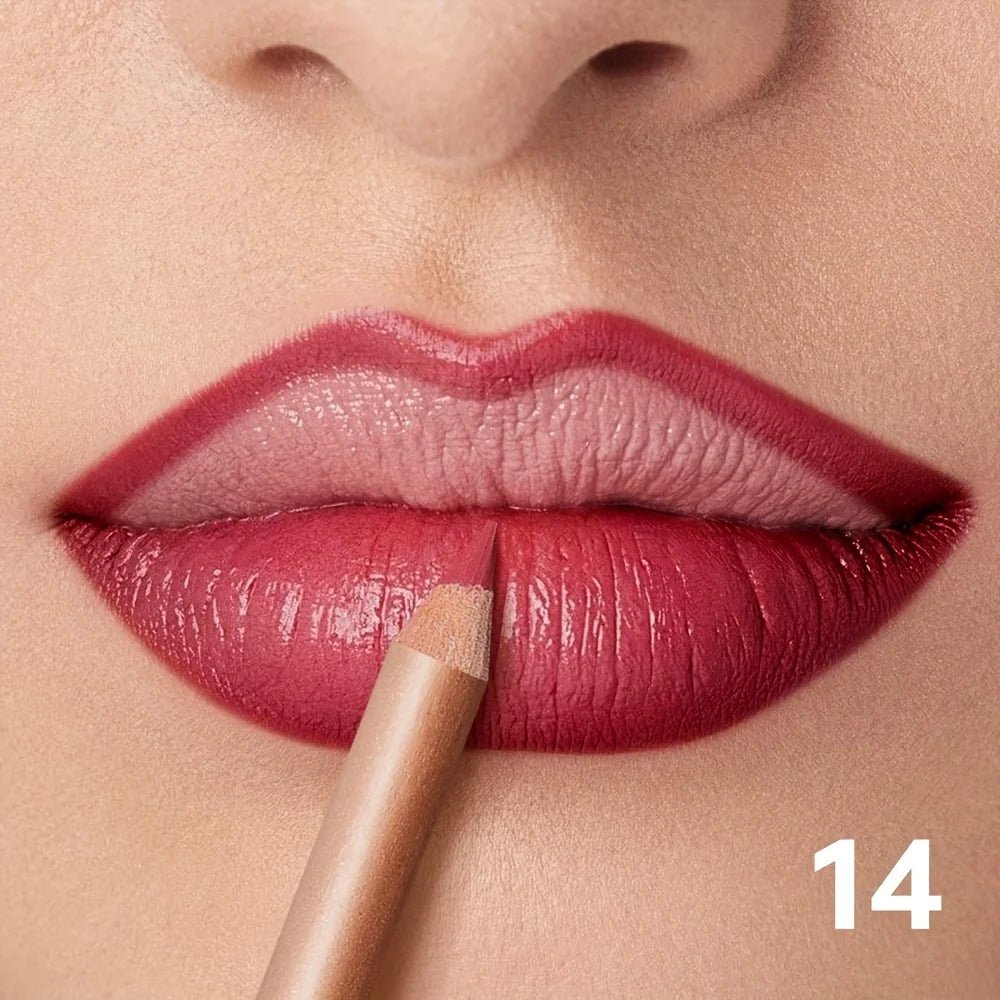 Nude Matte Lip Liner, Waterproof Long Lasting High Pigment Lip Pencil, Smooth Precise Lip Makeup Gift for Women - Fix & GoNude Matte Lip Liner, Waterproof Long Lasting High Pigment Lip Pencil, Smooth Precise Lip Makeup Gift for WomenFix & Go