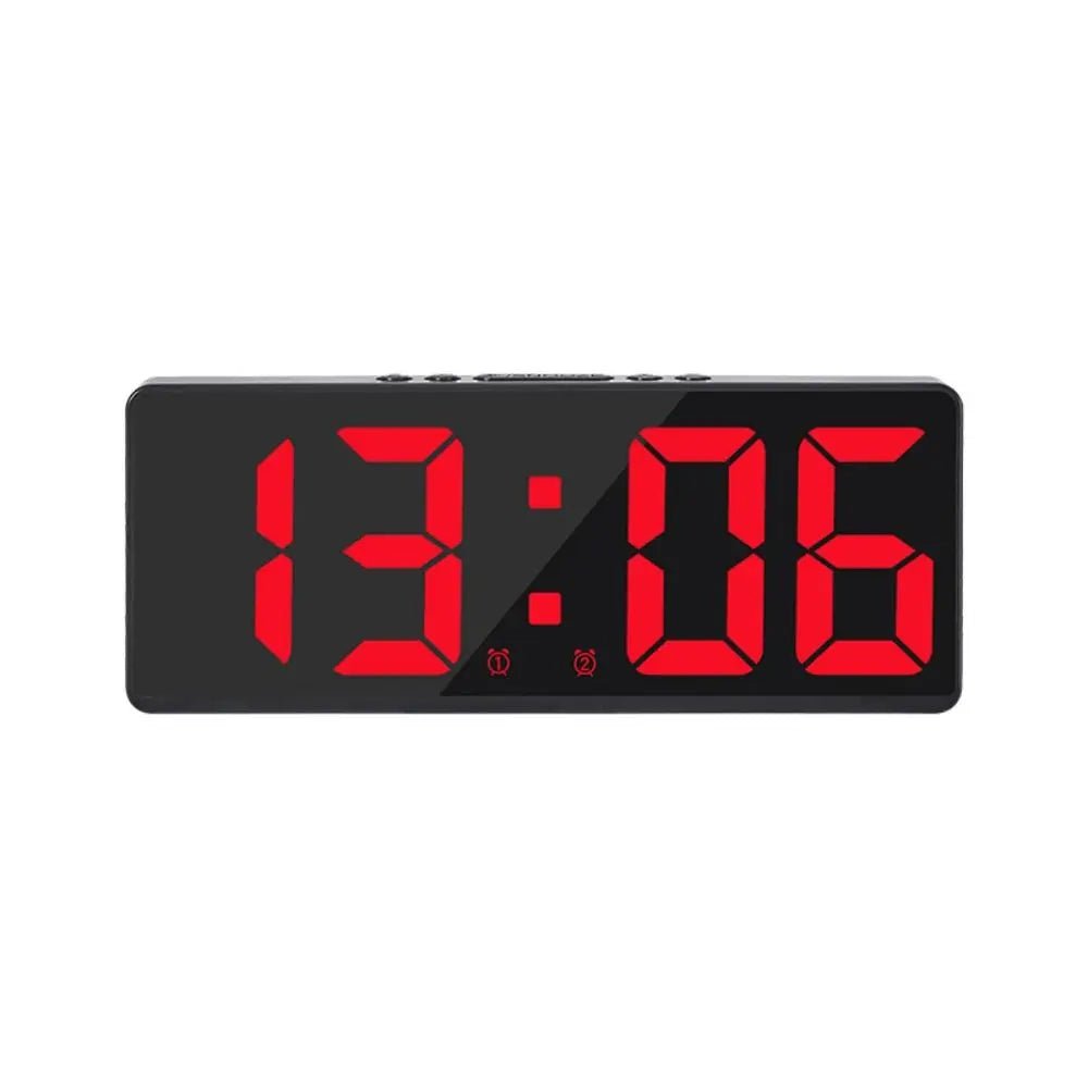 Numéro créatif horloge couleur veilleuse température calendrier réveil LED grand nombre horloge électronique rétro-éclairage décor à la maison - FATAONNuméro créatif horloge couleur veilleuse température calendrier réveil LED grand nombre horloge électronique rétro-éclairage décor à la maisonSolutions MaisonFATAON