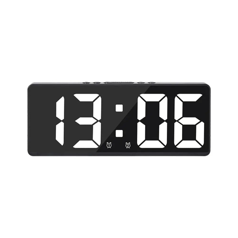 Numéro créatif horloge couleur veilleuse température calendrier réveil LED grand nombre horloge électronique rétro-éclairage décor à la maison - FATAONNuméro créatif horloge couleur veilleuse température calendrier réveil LED grand nombre horloge électronique rétro-éclairage décor à la maisonSolutions MaisonFATAON