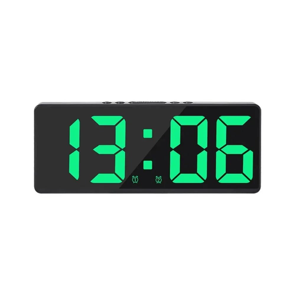 Numéro créatif horloge couleur veilleuse température calendrier réveil LED grand nombre horloge électronique rétro-éclairage décor à la maison - FATAONNuméro créatif horloge couleur veilleuse température calendrier réveil LED grand nombre horloge électronique rétro-éclairage décor à la maisonSolutions MaisonFATAON