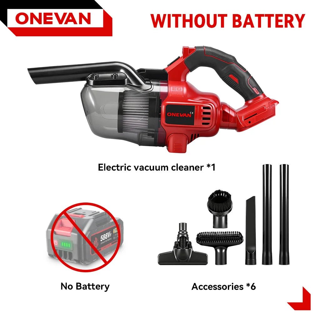 ONEVAN – aspirateur électrique sans fil 16000PA, outils électriques multifonctionnels pour le nettoyage des sols, broche de batterie 18V - FATAONONEVAN – aspirateur électrique sans fil 16000PA, outils électriques multifonctionnels pour le nettoyage des sols, broche de batterie 18VOutils & PerformanceFATAON