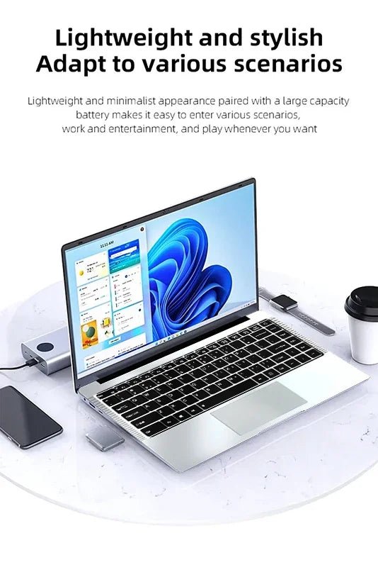 Ordinateur portable 2026 Core i7 9850H A3950, Windows 11 Pro, 16 Go de RAM, 1 To SSD, écran HD 1920*1080, PC de jeu portable pour gamer - FATAONOrdinateur portable 2026 Core i7 9850H A3950, Windows 11 Pro, 16 Go de RAM, 1 To SSD, écran HD 1920*1080, PC de jeu portable pour gamerProductivité & OrganisationFATAON