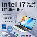 Ordinateur portable de bureau 2026 Windows 11 Pro Intel i7 8650U Intel Atom A3950 14,1 pouces 12 Go RAM 1 To 2 To SSD PC Gaming - FATAONOrdinateur portable de bureau 2026 Windows 11 Pro Intel i7 8650U Intel Atom A3950 14,1 pouces 12 Go RAM 1 To 2 To SSD PC GamingProductivité & OrganisationFATAON