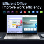 Ordinateur portable de jeu LENOU Ultra Slim 15,6 pouces, Intel Core i9-10980H, 32 Go de RAM, SSD 2 To, 1920x1080, Windows 11, Office, usage domestique et études, nouveau modèle - FATAONOrdinateur portable de jeu LENOU Ultra Slim 15,6 pouces, Intel Core i9-10980H, 32 Go de RAM, SSD 2 To, 1920x1080, Windows 11, Office, usage domestique et études, nouveau modèleProductivité & OrganisationFATAON