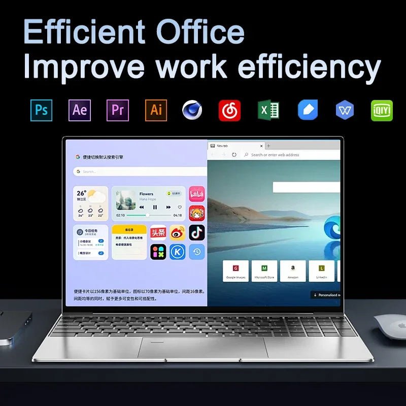 Ordinateur portable de jeu LENOU Ultra Slim 15,6 pouces, Intel Core i9-10980H, 32 Go de RAM, SSD 2 To, 1920x1080, Windows 11, Office, usage domestique et études, nouveau modèle - FATAONOrdinateur portable de jeu LENOU Ultra Slim 15,6 pouces, Intel Core i9-10980H, 32 Go de RAM, SSD 2 To, 1920x1080, Windows 11, Office, usage domestique et études, nouveau modèleProductivité & OrganisationFATAON
