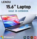 Ordinateur portable de jeu LENOU Ultra Slim 15,6 pouces, Intel Core i9-10980H, 32 Go de RAM, SSD 2 To, 1920x1080, Windows 11, Office, usage domestique et études, nouveau modèle - FATAONOrdinateur portable de jeu LENOU Ultra Slim 15,6 pouces, Intel Core i9-10980H, 32 Go de RAM, SSD 2 To, 1920x1080, Windows 11, Office, usage domestique et études, nouveau modèleProductivité & OrganisationFATAON
