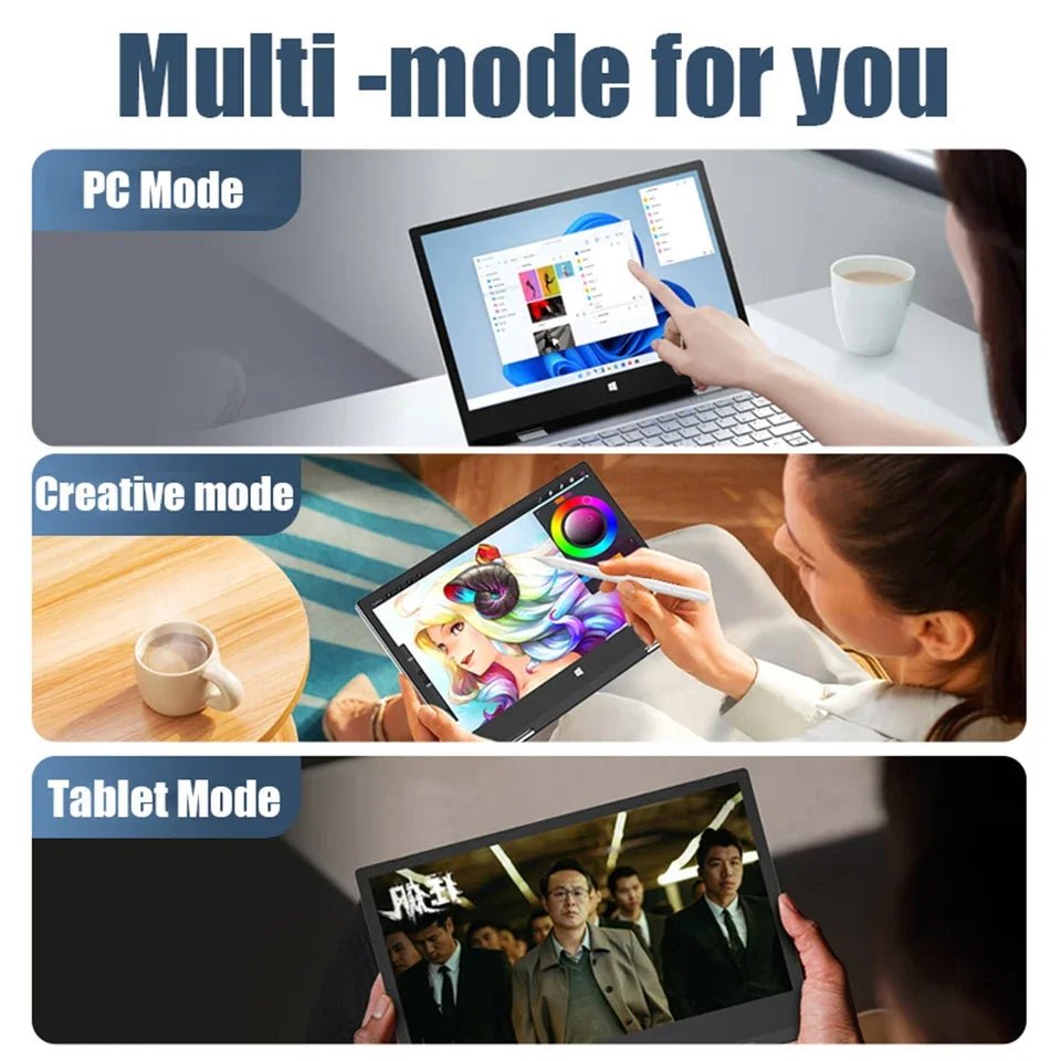 Ordinateur portable mini 2 en 1 portable, écran tactile 11,6 pouces, Intel N4020, 8 Go, 512 Go, Windows 11 Pro, Office, tablette PC, ordinateur portable pour l'apprentissage - FATAONOrdinateur portable mini 2 en 1 portable, écran tactile 11,6 pouces, Intel N4020, 8 Go, 512 Go, Windows 11 Pro, Office, tablette PC, ordinateur portable pour l'apprentissageProductivité & OrganisationFATAON