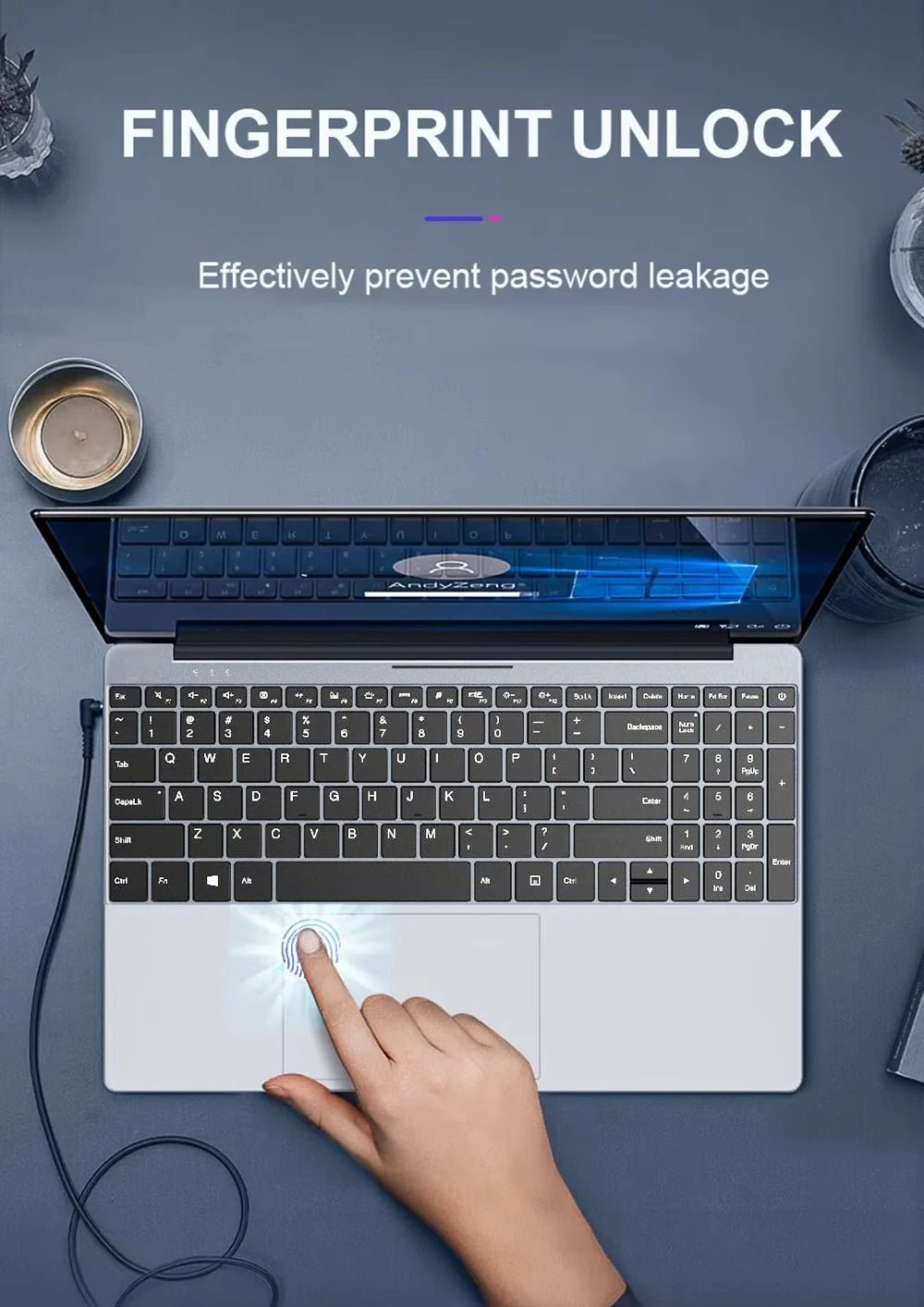 Ordinateur portable ultra-fin Windows 11 15,6 pouces, Intel Core i9-9900U, 16 Go de RAM, SSD 1 To/2 To, lecteur d'empreintes digitales, pour le bureau et les jeux - FATAONOrdinateur portable ultra-fin Windows 11 15,6 pouces, Intel Core i9-9900U, 16 Go de RAM, SSD 1 To/2 To, lecteur d'empreintes digitales, pour le bureau et les jeuxProductivité & OrganisationFATAON