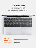 Ordinateur portable ultra-fin Windows 11 15,6 pouces, Intel Core i9-9900U, 16 Go de RAM, SSD 1 To/2 To, lecteur d'empreintes digitales, pour le bureau et les jeux - FATAONOrdinateur portable ultra-fin Windows 11 15,6 pouces, Intel Core i9-9900U, 16 Go de RAM, SSD 1 To/2 To, lecteur d'empreintes digitales, pour le bureau et les jeuxProductivité & OrganisationFATAON