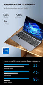 Ordinateur portable ultra-fin Windows 11 15,6 pouces, Intel Core i9-9900U, 16 Go de RAM, SSD 1 To/2 To, lecteur d'empreintes digitales, pour le bureau et les jeux - FATAONOrdinateur portable ultra-fin Windows 11 15,6 pouces, Intel Core i9-9900U, 16 Go de RAM, SSD 1 To/2 To, lecteur d'empreintes digitales, pour le bureau et les jeuxProductivité & OrganisationFATAON