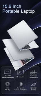 Ordinateur portable Ultra mince 15.6 "N95 32GB RAM 2048GB SSD ordinateur portable Gamer 7500mAh batterie bureau étude ordinateur PC Windows 11 Pro - FATAONOrdinateur portable Ultra mince 15.6 "N95 32GB RAM 2048GB SSD ordinateur portable Gamer 7500mAh batterie bureau étude ordinateur PC Windows 11 ProProductivité & OrganisationFATAON