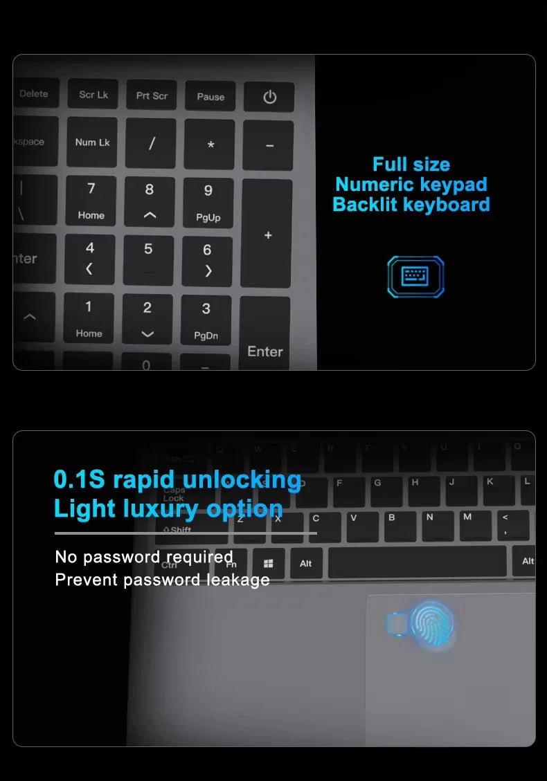 Ordinateur portable Windows 11 Pro i9 15,6 pouces, processeur Intel Core i9 10980HK, 16 Go de RAM, SSD 1 To, déverrouillage par empreinte digitale, clavier rétroéclairé - FATAONOrdinateur portable Windows 11 Pro i9 15,6 pouces, processeur Intel Core i9 10980HK, 16 Go de RAM, SSD 1 To, déverrouillage par empreinte digitale, clavier rétroéclairéProductivité & OrganisationFATAON