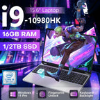 Ordinateur portable Windows 11 Pro i9 15,6 pouces, processeur Intel Core i9 10980HK, 16 Go de RAM, SSD 1 To, déverrouillage par empreinte digitale, clavier rétroéclairé - FATAONOrdinateur portable Windows 11 Pro i9 15,6 pouces, processeur Intel Core i9 10980HK, 16 Go de RAM, SSD 1 To, déverrouillage par empreinte digitale, clavier rétroéclairéProductivité & OrganisationFATAON