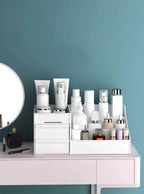 Organisateur cosmétique de bureau polyvalent avec conception de tiroir, idéal pour le rangement du dortoir et la collecte de maquillage - FATAONOrganisateur cosmétique de bureau polyvalent avec conception de tiroir, idéal pour le rangement du dortoir et la collecte de maquillageSolutions MaisonFATAON