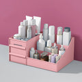Organisateur cosmétique de bureau polyvalent avec conception de tiroir, idéal pour le rangement du dortoir et la collecte de maquillage - FATAONOrganisateur cosmétique de bureau polyvalent avec conception de tiroir, idéal pour le rangement du dortoir et la collecte de maquillageSolutions MaisonFATAON
