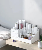 Organisateur cosmétique de bureau polyvalent avec conception de tiroir, idéal pour le rangement du dortoir et la collecte de maquillage - FATAONOrganisateur cosmétique de bureau polyvalent avec conception de tiroir, idéal pour le rangement du dortoir et la collecte de maquillageSolutions MaisonFATAON