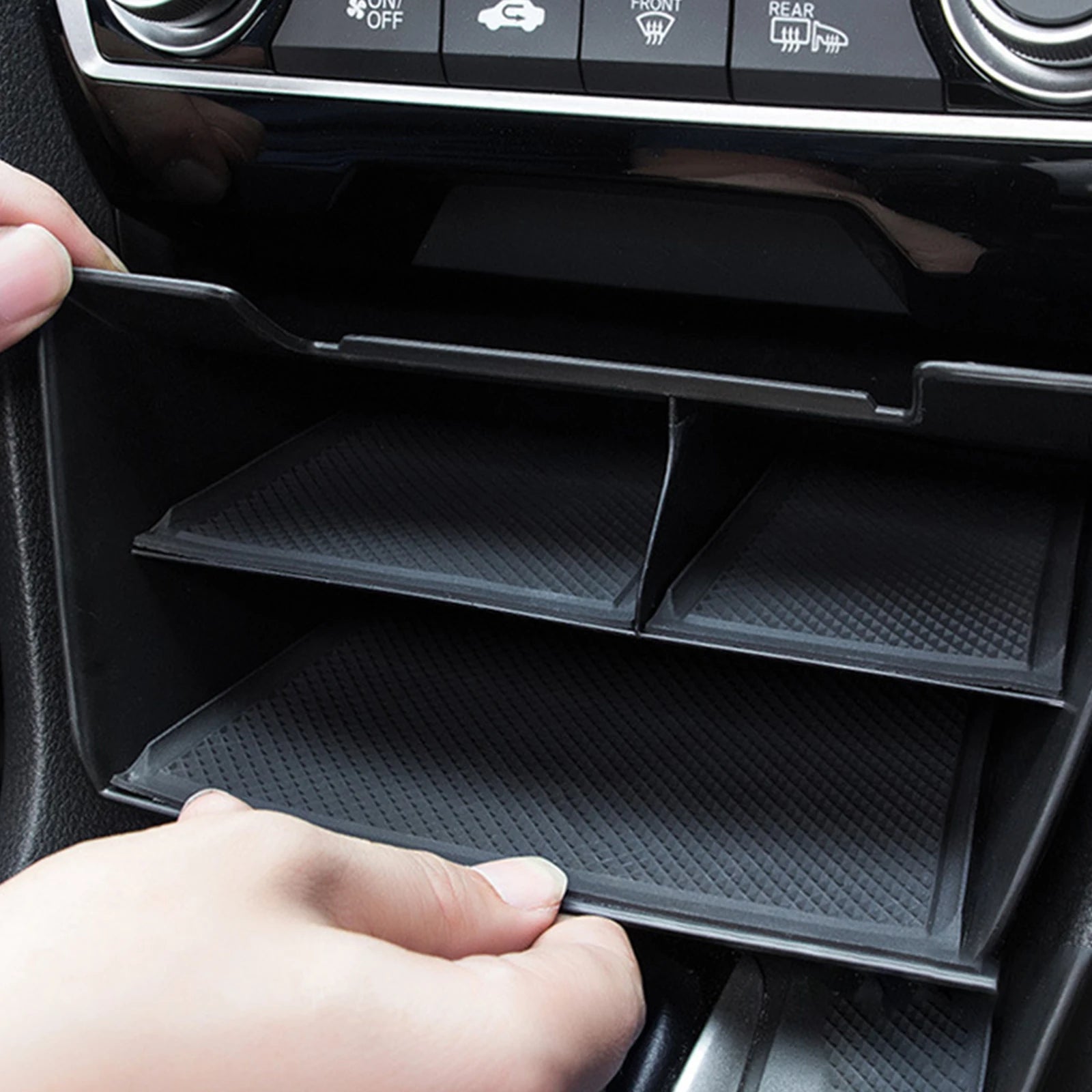 Organisateur de Console centrale de voiture, organisateur de cartes haute Performance, remplace la boîte de rangement de Consoles centrales de voiture pour Civic 10e génération - FATAONOrganisateur de Console centrale de voiture, organisateur de cartes haute Performance, remplace la boîte de rangement de Consoles centrales de voiture pour Civic 10e générationAccessoire AutoFATAON