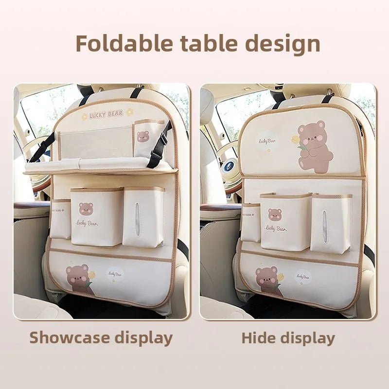 Organisateur de siège arrière de voiture - Sac de rangement suspendu, plateau de table pour siège arrière, planche de bureau montée sur véhicule - FATAONOrganisateur de siège arrière de voiture - Sac de rangement suspendu, plateau de table pour siège arrière, planche de bureau montée sur véhiculeAccessoire AutoFATAON