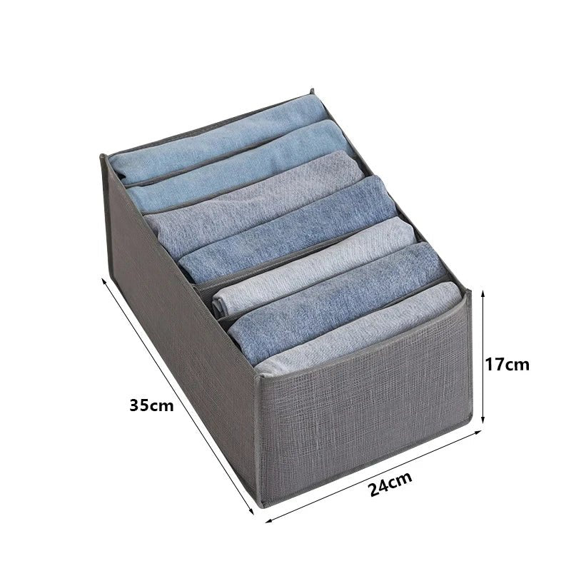 Organiseur de vêtements pour placards, boîte de rangement pour pantalons, jeans, organisateur de placard, tiroirs, sous-vêtements, chaussettes, t-shirts, organisateurs de rangement pour armoire - FATAONOrganiseur de vêtements pour placards, boîte de rangement pour pantalons, jeans, organisateur de placard, tiroirs, sous-vêtements, chaussettes, t-shirts, organisateurs de rangement pour armoireSolutions MaisonFATAON