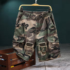 Overalls Camouflage Shorts Men's Summer Loose Casual Pants Foreign Trade Cross-border Patch Personalized Trendy Pants Men's Wear - FATAONOveralls Camouflage Shorts Men's Summer Loose Casual Pants Foreign Trade Cross-border Patch Personalized Trendy Pants Men's WearMode HommeFATAON
