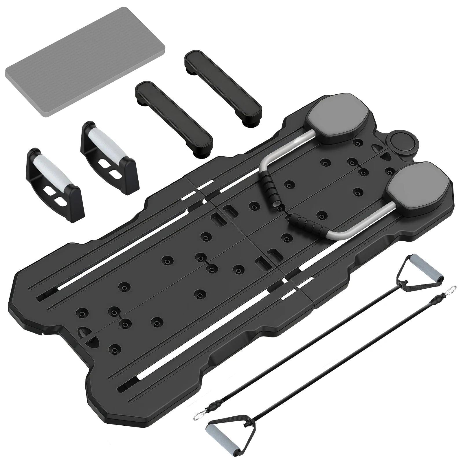 OWJHE Planche de fitness multifonctionnelle, planche abdominale, plaque de pompes, planche de Pilates, planche Ab, Reformer, équipement d'entraînement de base pour le renforcement musculaire des jambes, des bras et du dos, - FATAONOWJHE Planche de fitness multifonctionnelle, planche abdominale, plaque de pompes, planche de Pilates, planche Ab, Reformer, équipement d'entraînement de base pour le renforcement musculaire des jambes, des bras et du dos,Fitness & SportFATAON