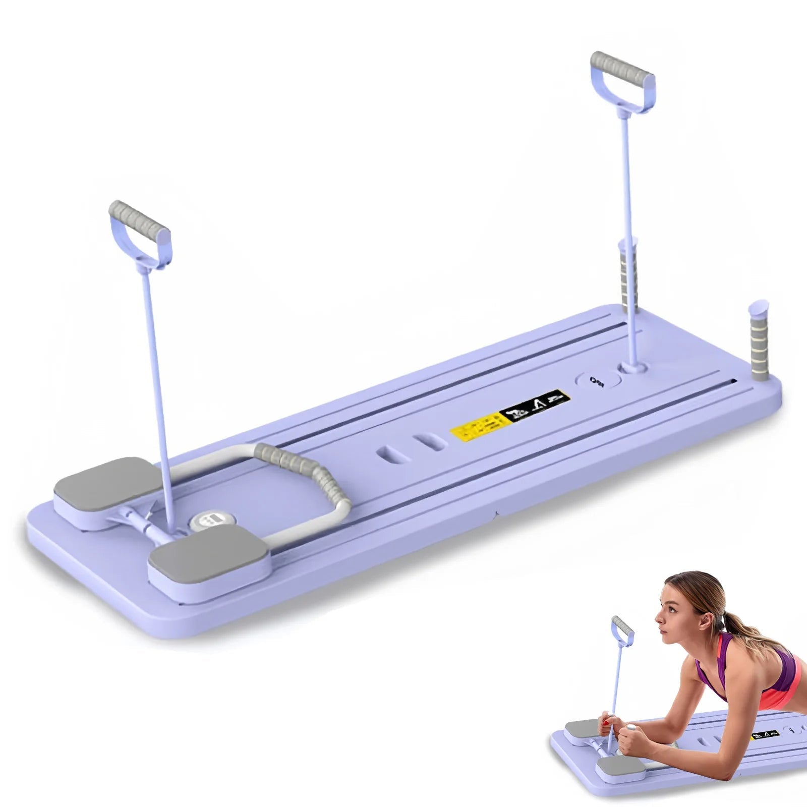 OWJHE Planche de fitness multifonctionnelle, planche abdominale, plaque de pompes, planche de Pilates, planche Ab, Reformer, équipement d'entraînement de base pour le renforcement musculaire des jambes, des bras et du dos, - FATAONOWJHE Planche de fitness multifonctionnelle, planche abdominale, plaque de pompes, planche de Pilates, planche Ab, Reformer, équipement d'entraînement de base pour le renforcement musculaire des jambes, des bras et du dos,Fitness & SportFATAON