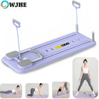 OWJHE Planche de fitness multifonctionnelle, planche abdominale, plaque de pompes, planche de Pilates, planche Ab, Reformer, équipement d'entraînement de base pour le renforcement musculaire des jambes, des bras et du dos, - FATAONOWJHE Planche de fitness multifonctionnelle, planche abdominale, plaque de pompes, planche de Pilates, planche Ab, Reformer, équipement d'entraînement de base pour le renforcement musculaire des jambes, des bras et du dos,Fitness & SportFATAON