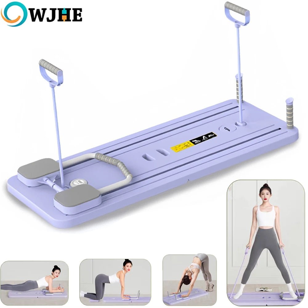 OWJHE Planche de fitness multifonctionnelle, planche abdominale, plaque de pompes, planche de Pilates, planche Ab, Reformer, équipement d'entraînement de base pour le renforcement musculaire des jambes, des bras et du dos, - FATAONOWJHE Planche de fitness multifonctionnelle, planche abdominale, plaque de pompes, planche de Pilates, planche Ab, Reformer, équipement d'entraînement de base pour le renforcement musculaire des jambes, des bras et du dos,Fitness & SportFATAON