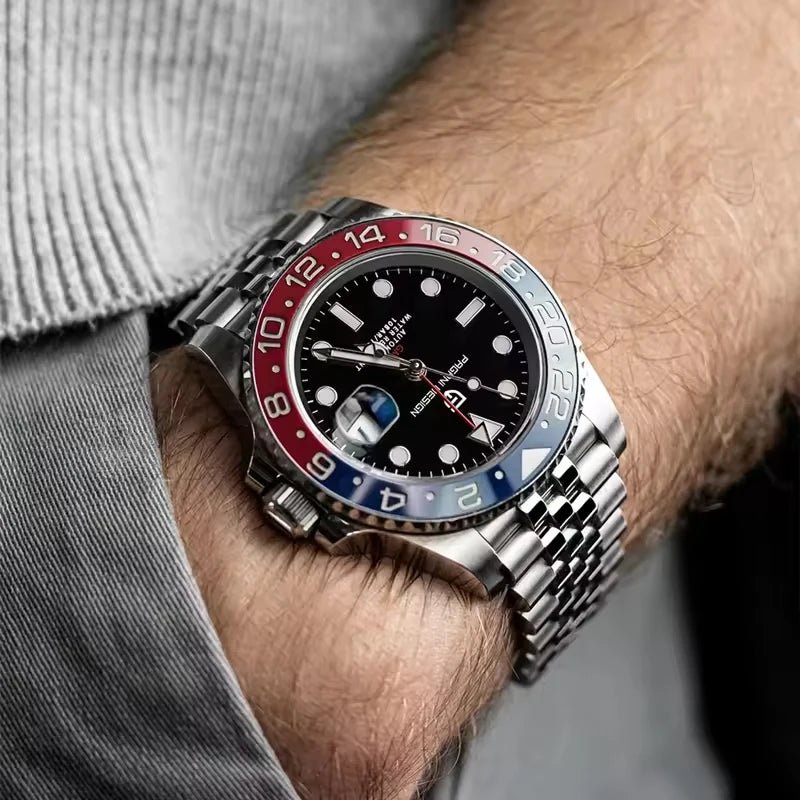 PAGANI uco PD-1662 Luxe Gstuff Hommes Mécanique Montre-Bracelet Verre Saphir Acier Inoxydable 100M Étanche Montres Automatiques - FATAONPAGANI uco PD-1662 Luxe Gstuff Hommes Mécanique Montre-Bracelet Verre Saphir Acier Inoxydable 100M Étanche Montres AutomatiquesMode HommeFATAON