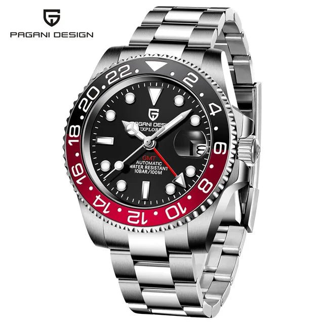 PAGANI uco PD-1662 Luxe Gstuff Hommes Mécanique Montre-Bracelet Verre Saphir Acier Inoxydable 100M Étanche Montres Automatiques - FATAONPAGANI uco PD-1662 Luxe Gstuff Hommes Mécanique Montre-Bracelet Verre Saphir Acier Inoxydable 100M Étanche Montres AutomatiquesMode HommeFATAON