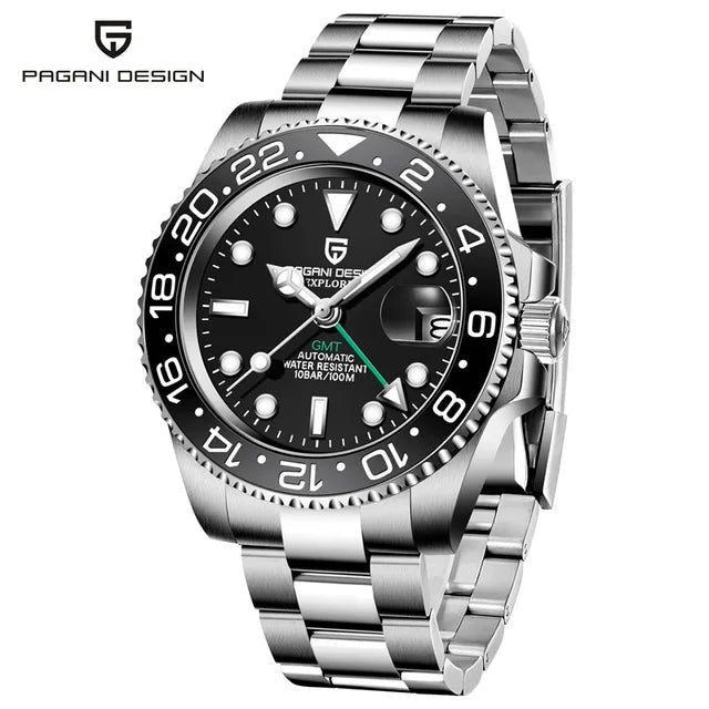 PAGANI uco PD-1662 Luxe Gstuff Hommes Mécanique Montre-Bracelet Verre Saphir Acier Inoxydable 100M Étanche Montres Automatiques - FATAONPAGANI uco PD-1662 Luxe Gstuff Hommes Mécanique Montre-Bracelet Verre Saphir Acier Inoxydable 100M Étanche Montres AutomatiquesMode HommeFATAON