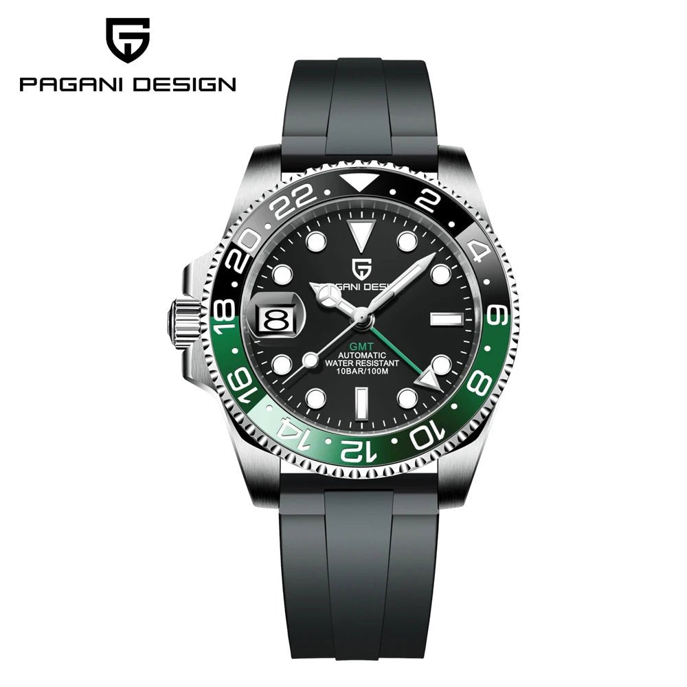 PAGANI uco PD-1662 Luxe Gstuff Hommes Mécanique Montre-Bracelet Verre Saphir Acier Inoxydable 100M Étanche Montres Automatiques - FATAONPAGANI uco PD-1662 Luxe Gstuff Hommes Mécanique Montre-Bracelet Verre Saphir Acier Inoxydable 100M Étanche Montres AutomatiquesMode HommeFATAON