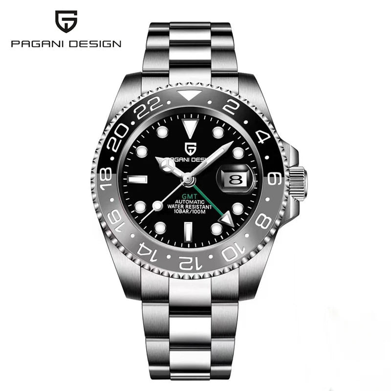 PAGANI uco PD-1662 Luxe Gstuff Hommes Mécanique Montre-Bracelet Verre Saphir Acier Inoxydable 100M Étanche Montres Automatiques - FATAONPAGANI uco PD-1662 Luxe Gstuff Hommes Mécanique Montre-Bracelet Verre Saphir Acier Inoxydable 100M Étanche Montres AutomatiquesMode HommeFATAON