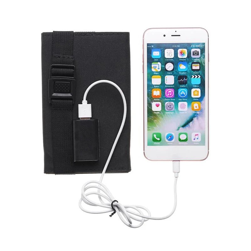 Panneau solaire pliable USB Portable, panneaux solaires pliants pour voyage, banque de chargement de téléphone Portable, lampe de poche, ventilateur de téléphone Portable Ba - FATAONPanneau solaire pliable USB Portable, panneaux solaires pliants pour voyage, banque de chargement de téléphone Portable, lampe de poche, ventilateur de téléphone Portable BaProductivité & OrganisationFATAON