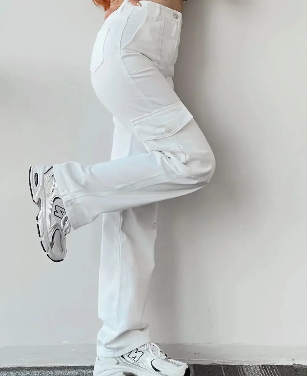 Pantalon à jambes larges pour femmes, fermeture éclair, coupe cintrée, plat, haut, poches, taille moyenne, longueur cheville, couleur unie, automne 2026 - FATAONPantalon à jambes larges pour femmes, fermeture éclair, coupe cintrée, plat, haut, poches, taille moyenne, longueur cheville, couleur unie, automne 2026Mode FemmeFATAON