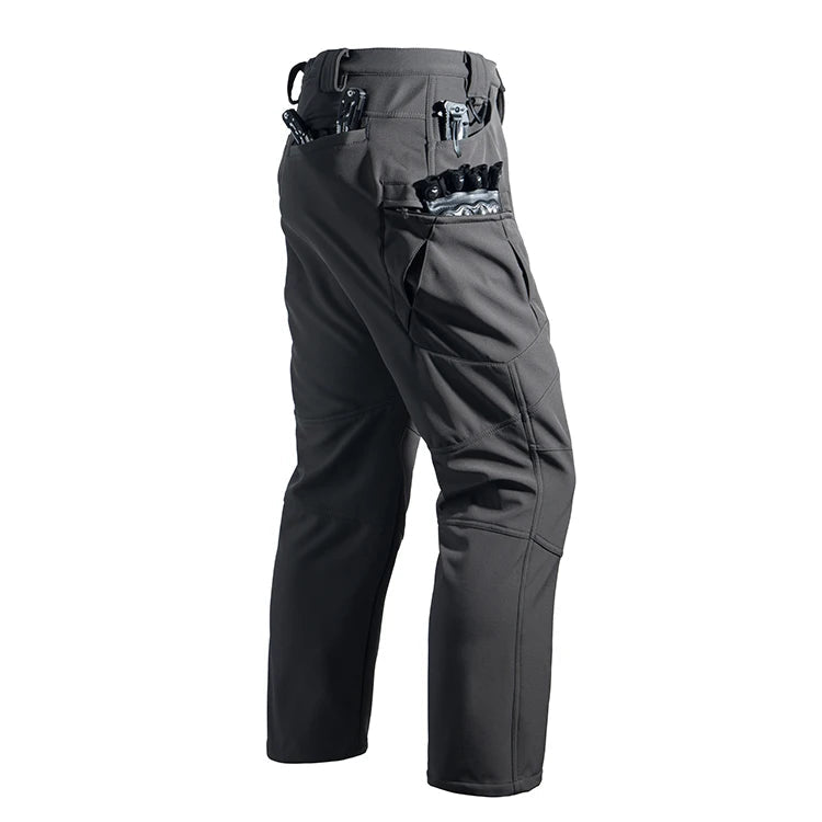 Pantalon cargo imperméable pour homme, doublé en polaire Sharkskin, idéal pour l'escalade, le ski, la randonnée, la pêche, avec de grandes poches - FATAONPantalon cargo imperméable pour homme, doublé en polaire Sharkskin, idéal pour l'escalade, le ski, la randonnée, la pêche, avec de grandes pochesMode HommeFATAON