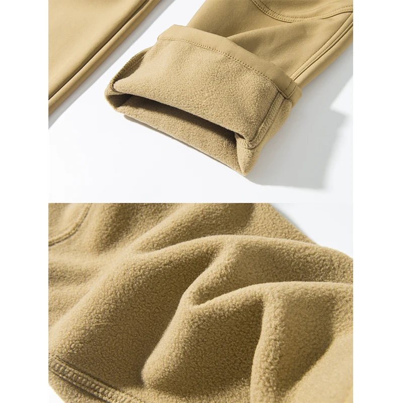 Pantalon cargo imperméable pour homme, doublé en polaire Sharkskin, idéal pour l'escalade, le ski, la randonnée, la pêche, avec de grandes poches - FATAONPantalon cargo imperméable pour homme, doublé en polaire Sharkskin, idéal pour l'escalade, le ski, la randonnée, la pêche, avec de grandes pochesMode HommeFATAON