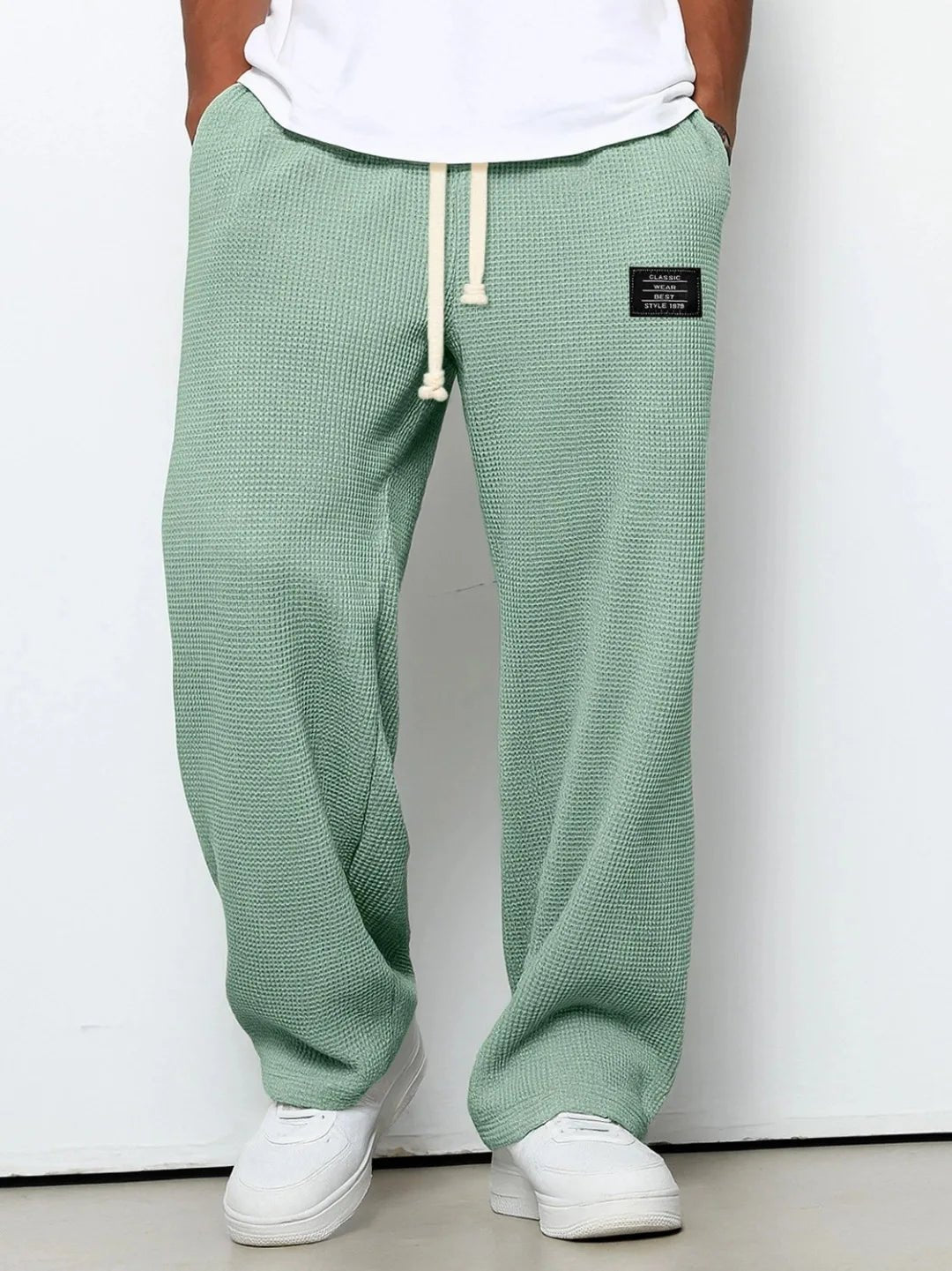 Pantalon de jogging décontracté pour homme 2026, coupe droite, taille élastique, jambe large, vêtements de sport pour homme, collection Printemps/Automne - FATAONPantalon de jogging décontracté pour homme 2026, coupe droite, taille élastique, jambe large, vêtements de sport pour homme, collection Printemps/AutomneMode HommeFATAON