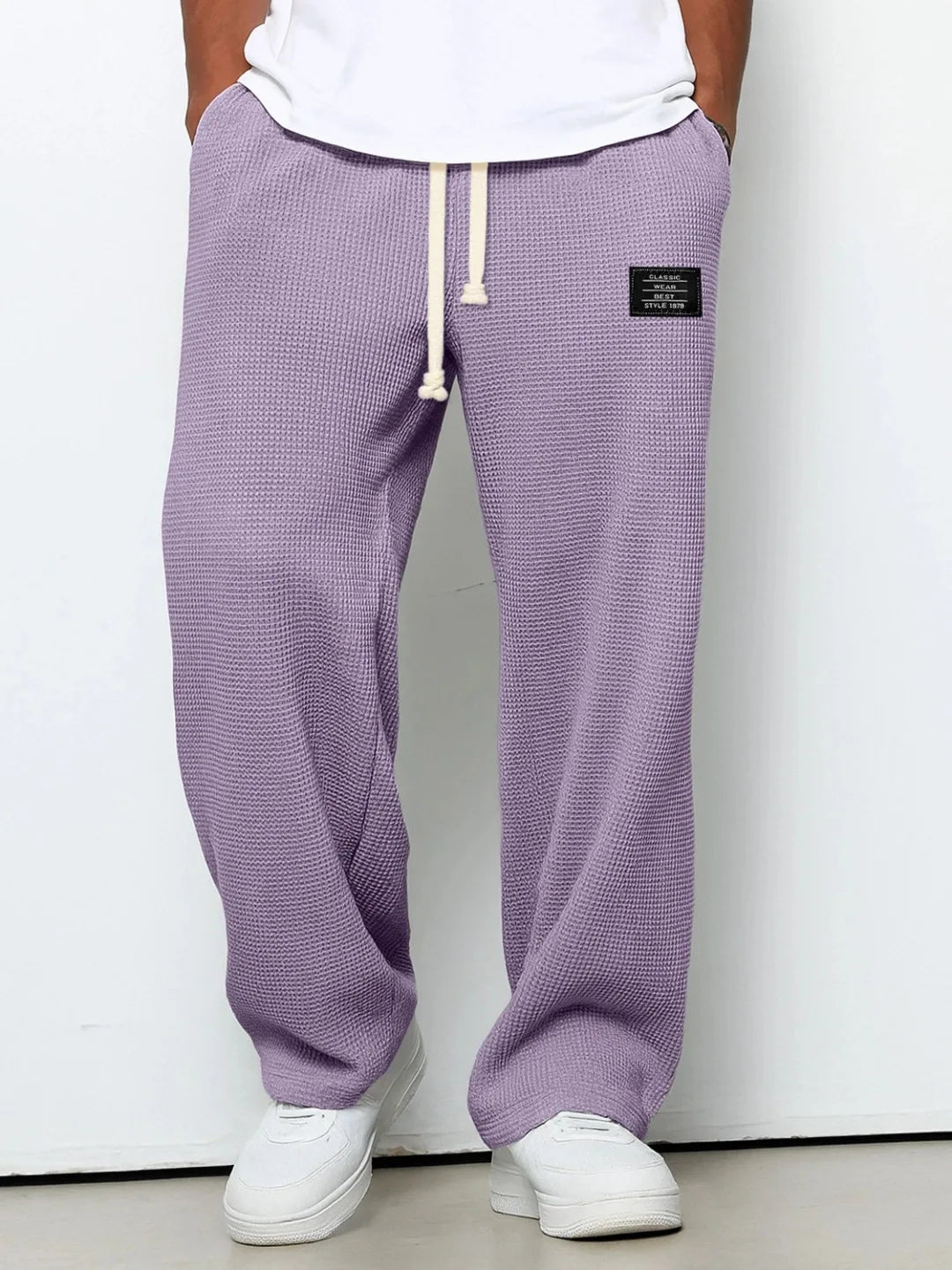 Pantalon de jogging décontracté pour homme 2026, coupe droite, taille élastique, jambe large, vêtements de sport pour homme, collection Printemps/Automne - FATAONPantalon de jogging décontracté pour homme 2026, coupe droite, taille élastique, jambe large, vêtements de sport pour homme, collection Printemps/AutomneMode HommeFATAON