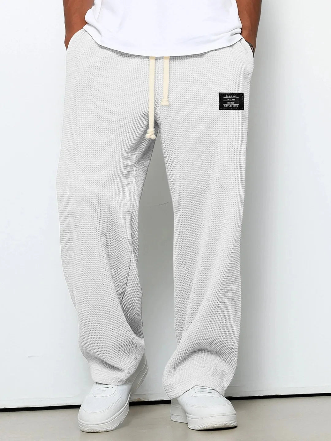 Pantalon de jogging décontracté pour homme 2026, coupe droite, taille élastique, jambe large, vêtements de sport pour homme, collection Printemps/Automne - FATAONPantalon de jogging décontracté pour homme 2026, coupe droite, taille élastique, jambe large, vêtements de sport pour homme, collection Printemps/AutomneMode HommeFATAON